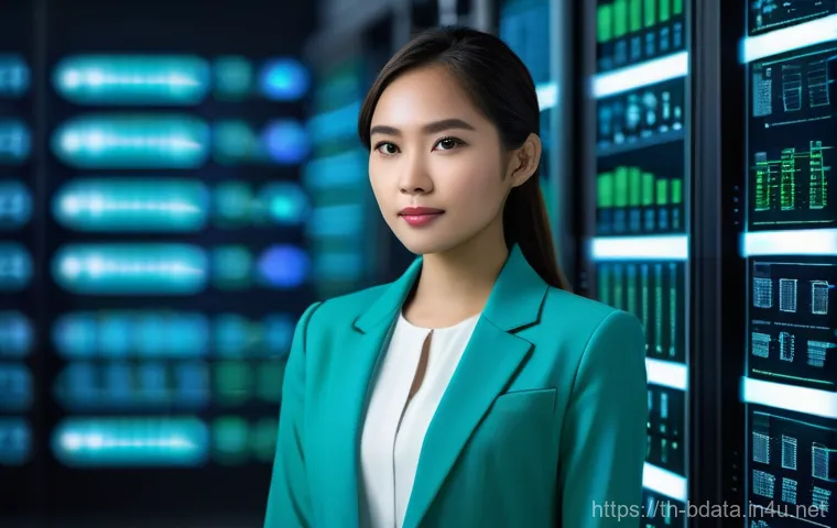 빅데이터 기술자의 국제 네트워킹 사례 - **Prompt:** "A young, ambitious Thai Big Data Engineer, either male or female, standing confidently ...