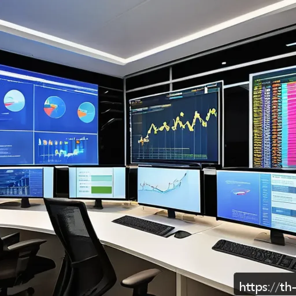빅데이터 실무에서 데이터 정규화 사례 - A detailed digital illustration of a modern Thai office environment where a diverse team of data ana...